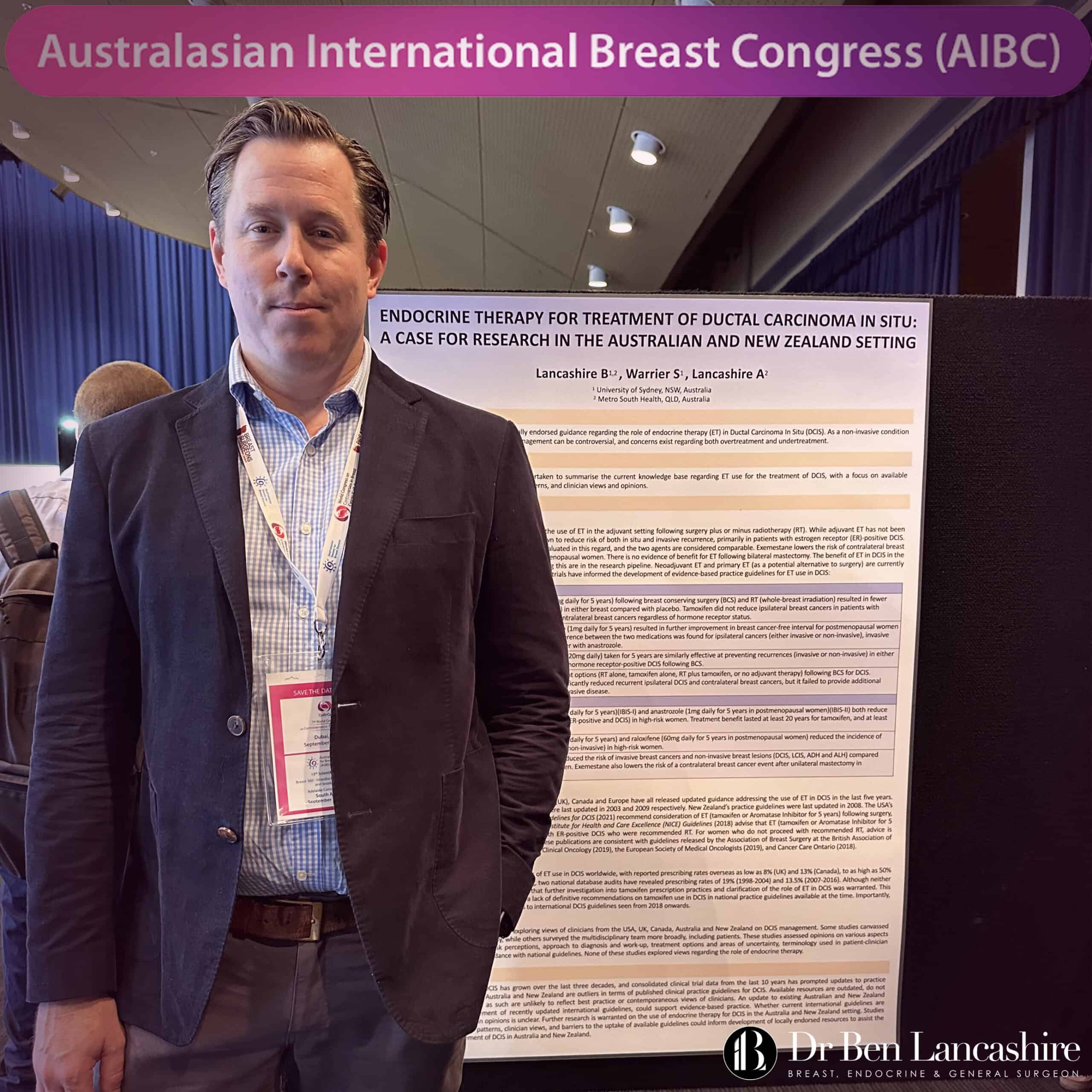 Research presentation at the AIBC - Dr Ben Lancashire